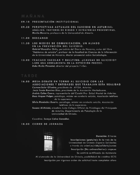 Programa `Realidades que matan: el suicido en jvenes`