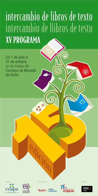cartel `15 edicin Programa Intercambio Libros de Texto`
