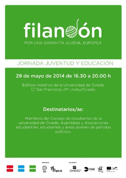 cartel Jornada Educacin y Juventud