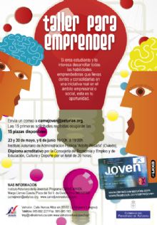 Cartel Taller para Emprender
