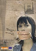 uno de los carteles de la campaa