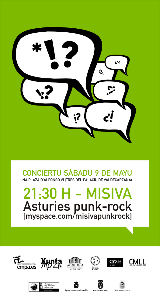 cartelo Conciertu
