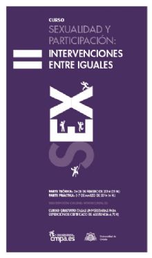 Cartel curso Sexualidad y Participacin: intervenciones entre iguales