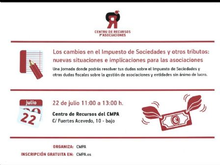 Los cambios en el impuesto de sociedades y otros tributos: implicaciones para las asociaciones