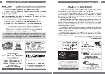 DIPTICO programacion Braella 2019 - Paginas 2 y 3
