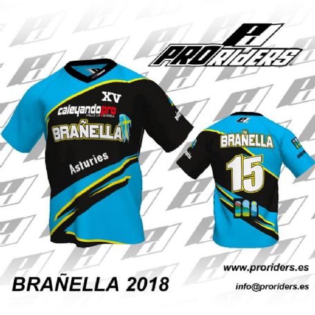 CAMISETA CONMEMORATIVA X ANIVERSARIO BTT CALEYANDO PER BRAELLA 2013