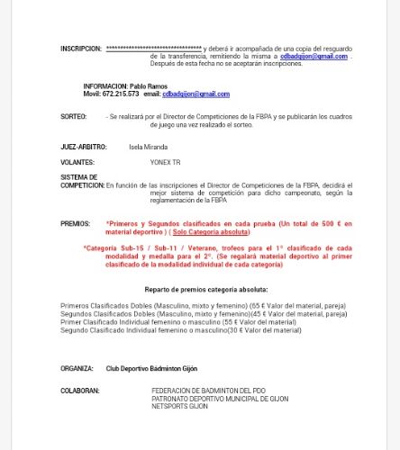 CONVOCATORIA II
