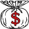 dibujo bolsa dinero