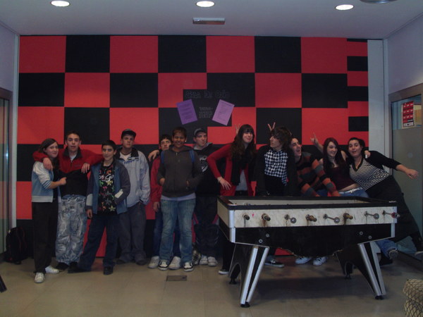 sala de ocio con chicos/as