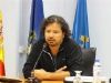 Alejandro Pulido en un momento de su conferencia