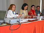 Carmen Barrera participa en la Asamblea del CMPA con las presidentas del CJE y el Conseyu dAsturies (lugar: saln actos IAJ)