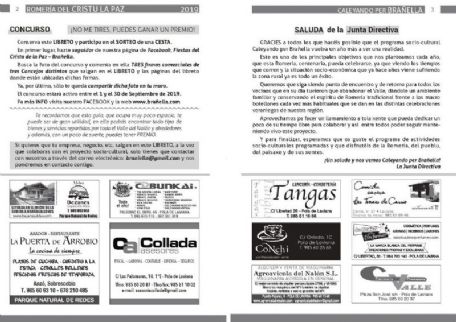 DIPTICO programacion Brañella 2019 - Paginas 2 y 3