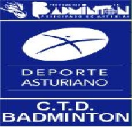 Logo CTD  Badminton Asturias