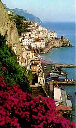 costa amalfitana en Campania