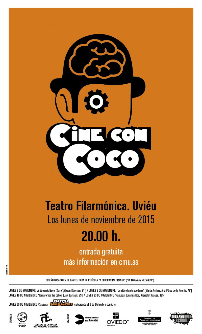 CARTEL CINE CON COCO 2015
